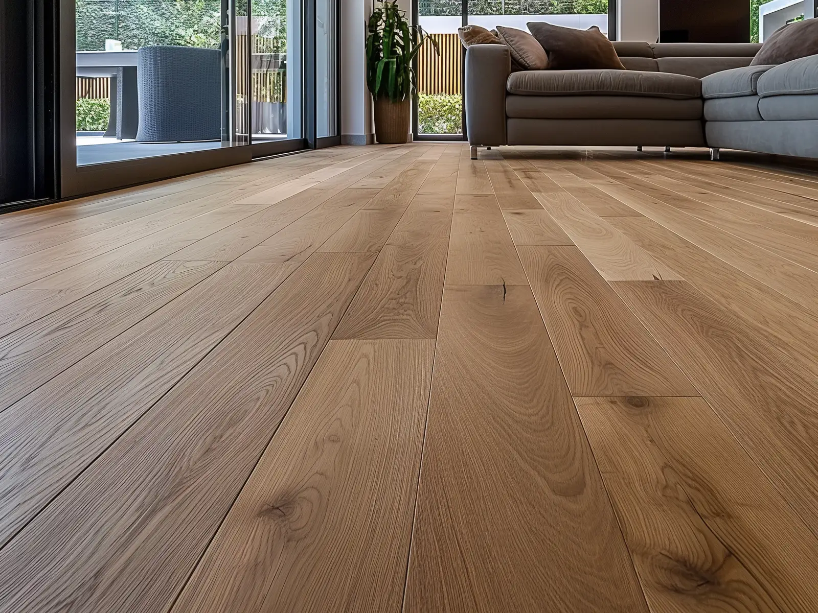 Pose d'un parquet moderne par plmv renov