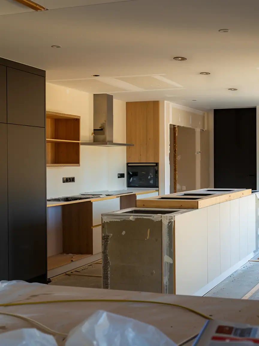 rénovation d'une cuisine par plmv rénov